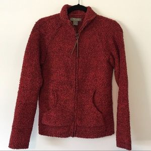 Natural Reflections Super soft red fluffy sweater